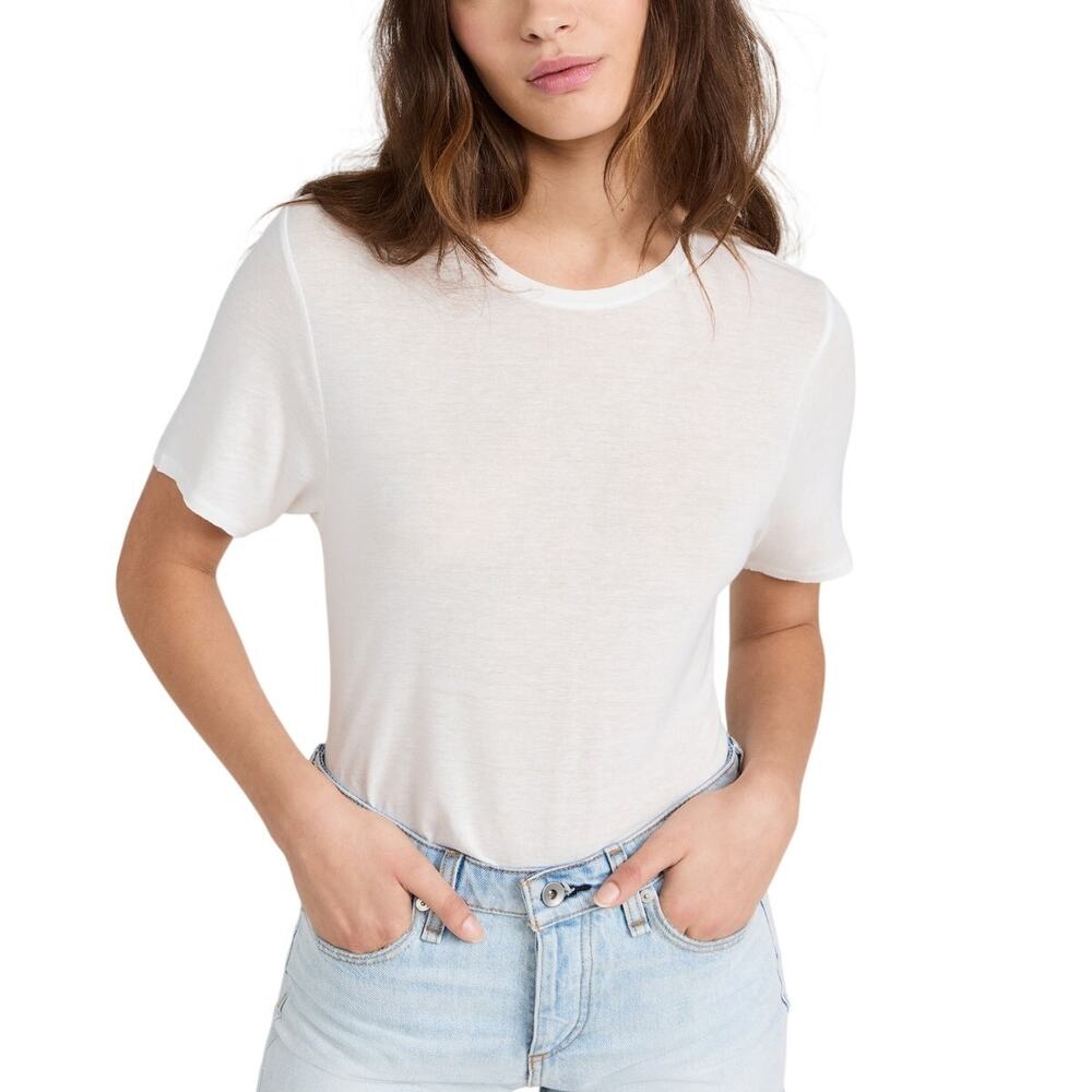 Rag & Bone Classic White Micheal T-Shirt Size S / P